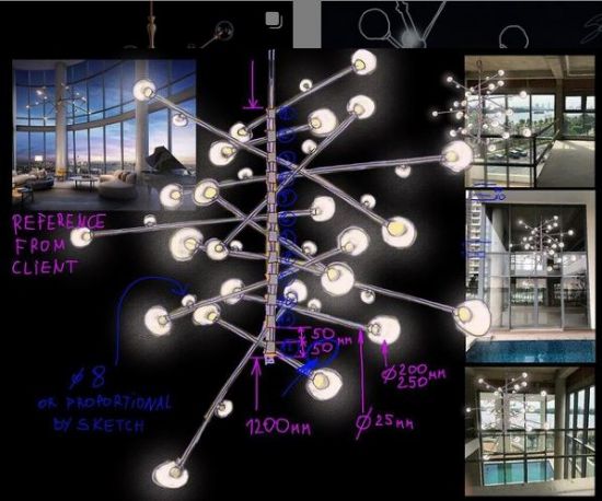 “UNIVERSE” CHANDELIER